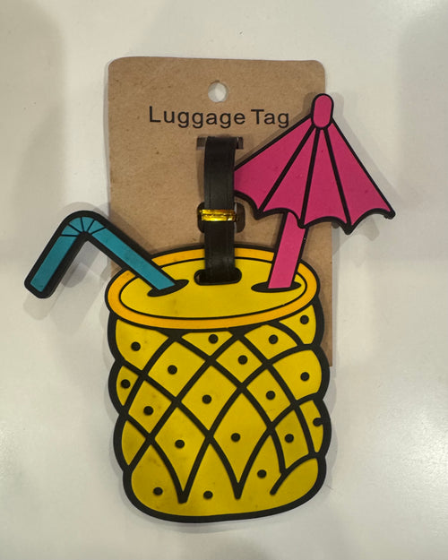 Pineapple Luggage Tag