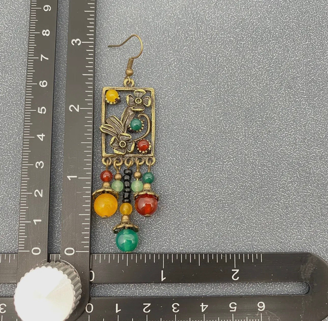 Glass Beaded Dangle