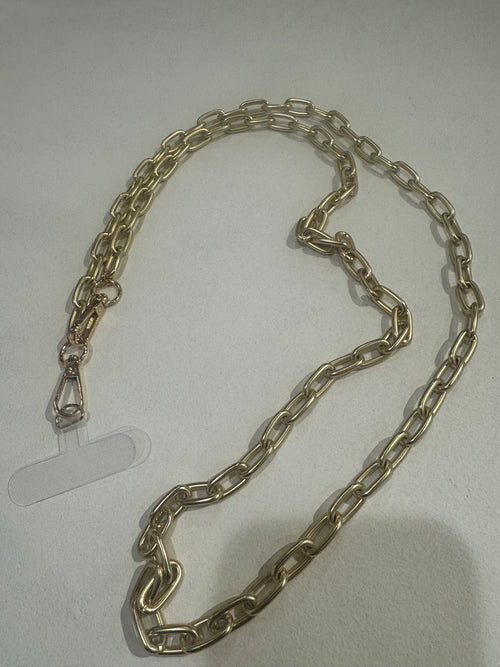 Phone Chain Matte Gold