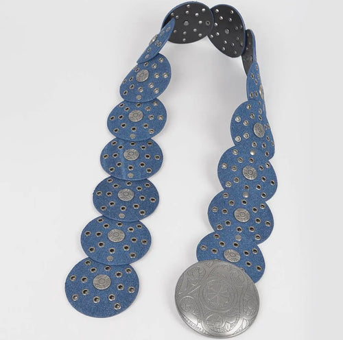 Denim Multi Eyelet Rounds
Western Belt