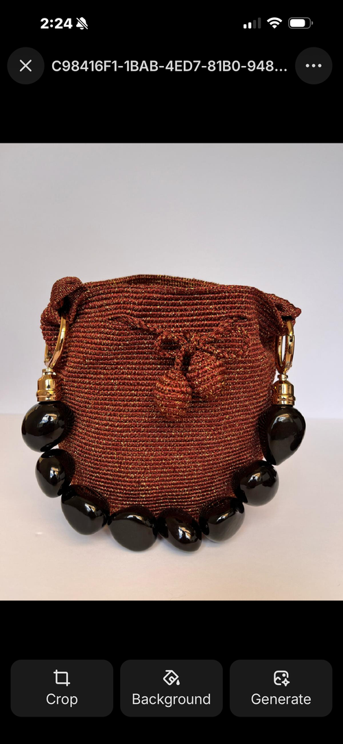 Wayuu Silk thread with Tagua strap