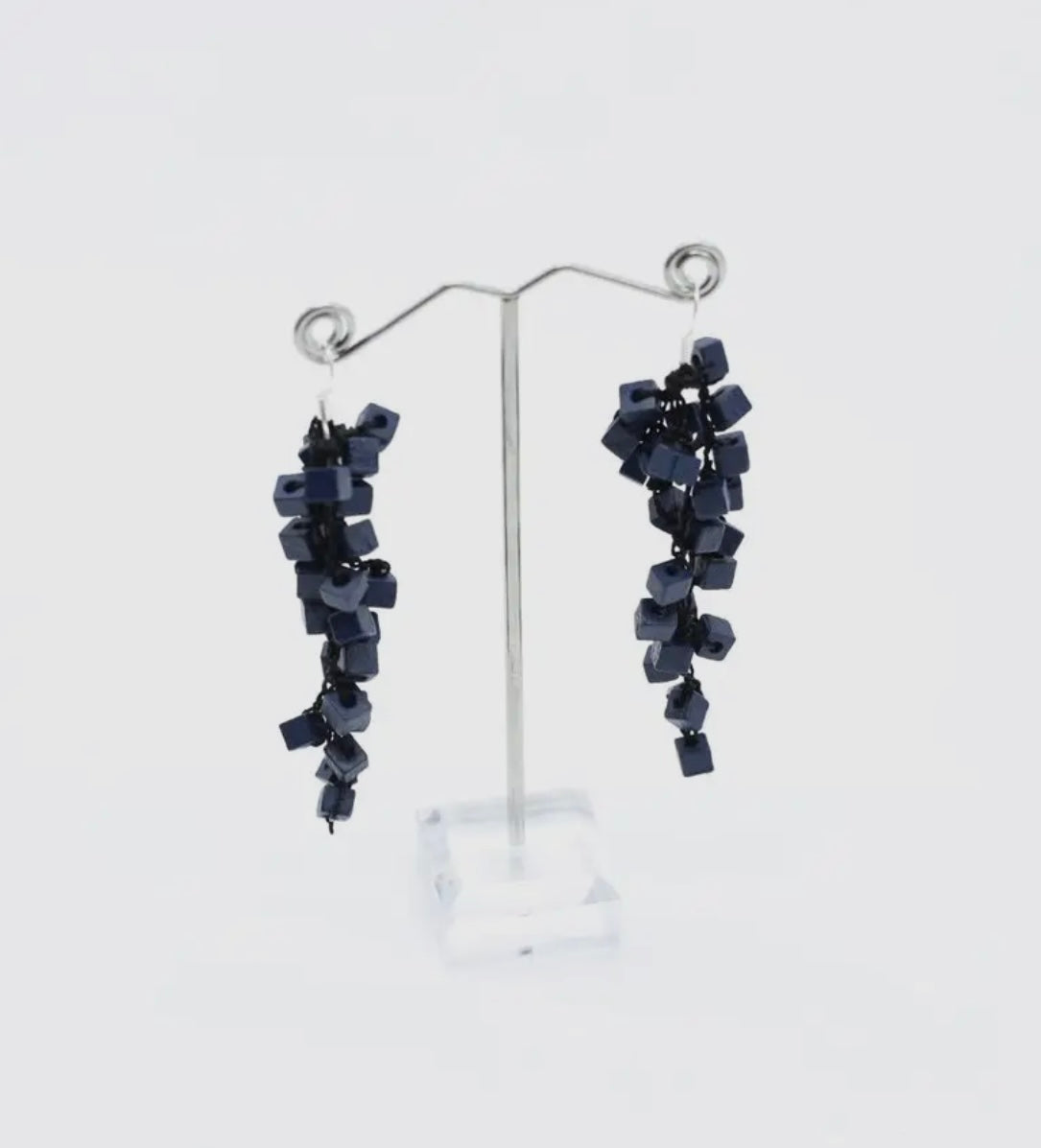 Iris Pashmina Hand-Crocheted
Tassel Earrings