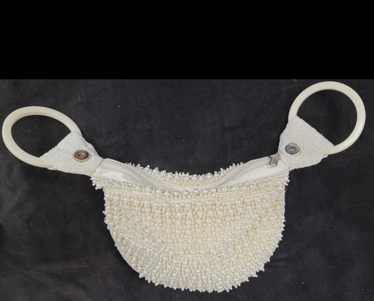 Beaded Wristlet Pearl