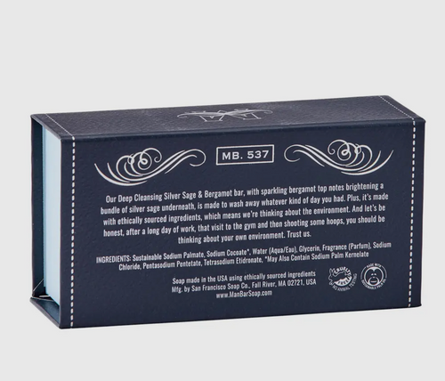 Silver Sage & Bergamot Man Bar