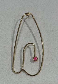 Mismatched Poppers : 14k Gold Plated Brass