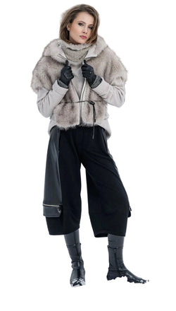 Ebony Pleats Pants