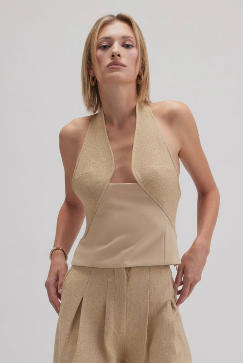 Strictly Business Halter Top