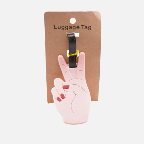 Peace Sign Luggage Tag