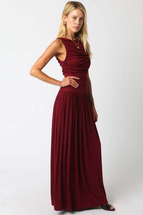 Leni Drop Waist Maxi