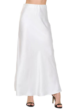 Silky Satin Maxi Skirt