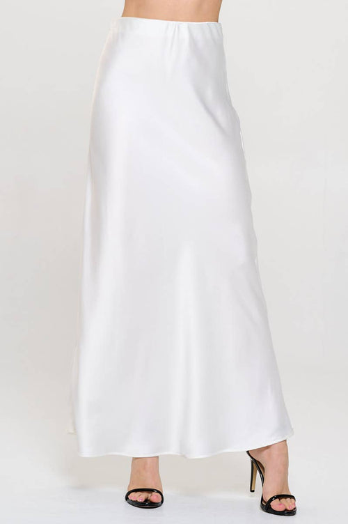 Silky Satin Maxi Skirt