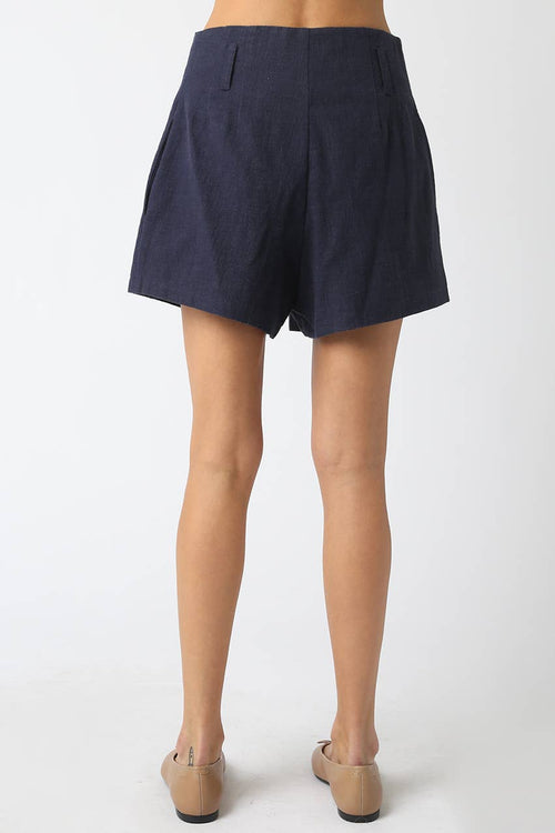 Mila High-Waist Tailored Shorts