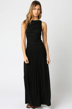 Leni Drop Waist Maxi Dress