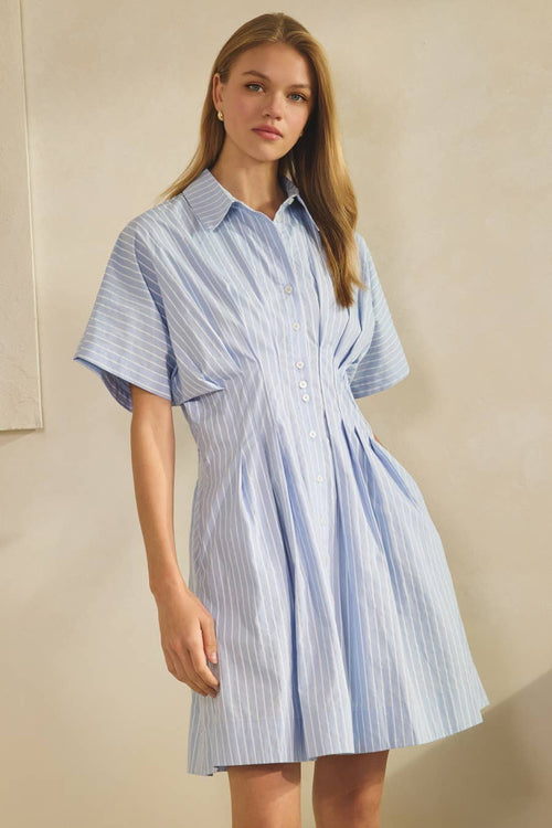 Azure Stripes (Plus Size)