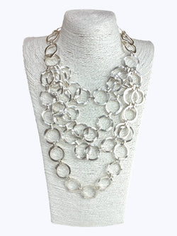 Circle Matte Chain Necklace