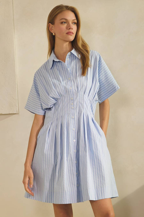Azure Stripes (Plus Size)